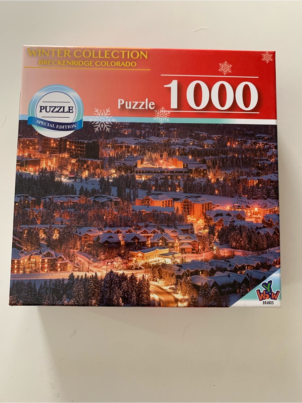 Breckenridge Ski Resort 1000-Piece Puzzle - Red/White Box